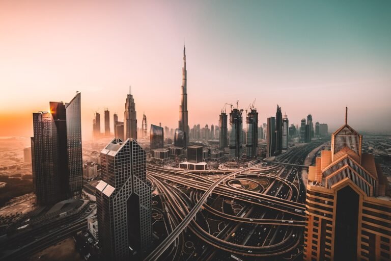 Dubai skyline at night representing GITEX 2025 GCC technology trends